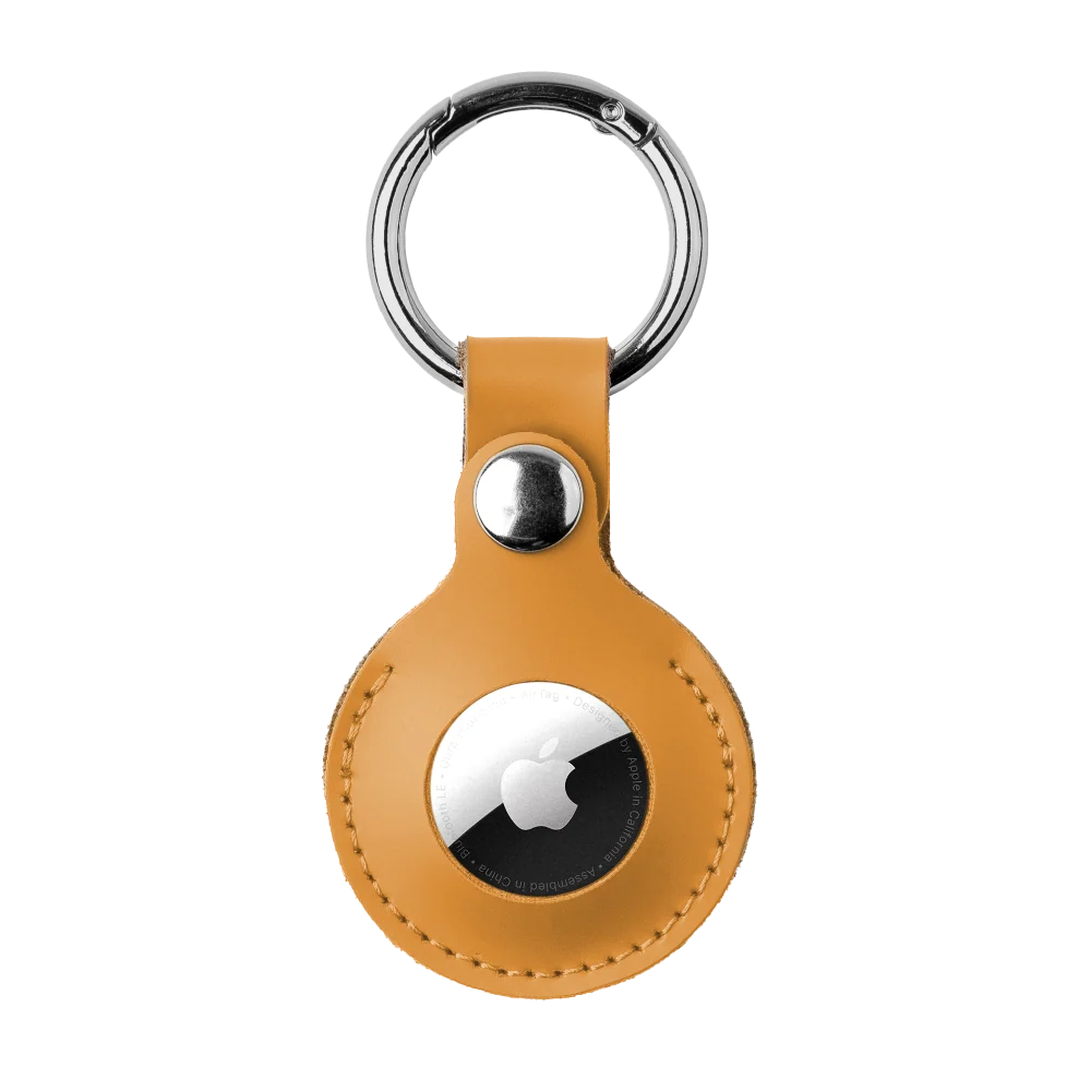 Premium Leather AirTag Keychains - Image 11