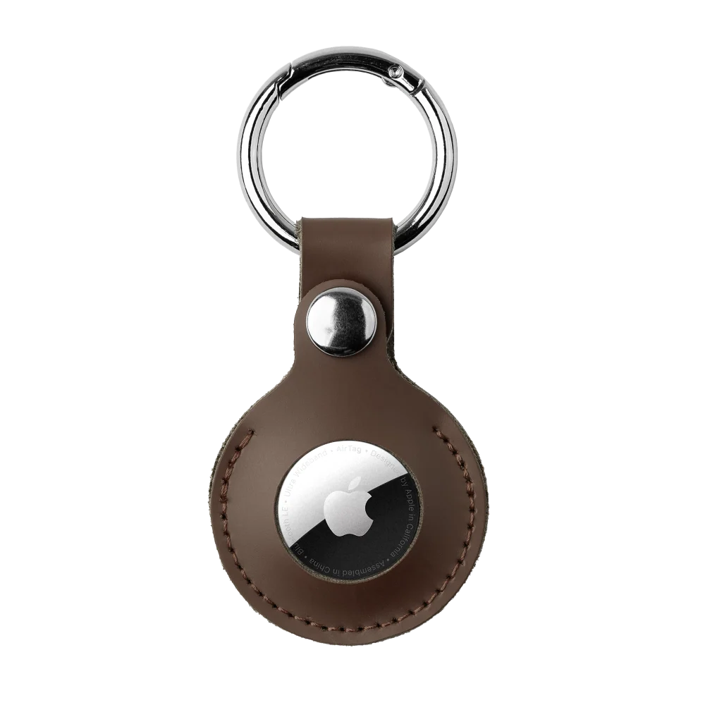 Premium Leather AirTag Keychains - Image 5